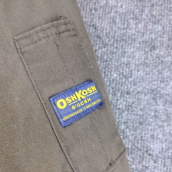 OshKosh B'Gosh Sanforized Insulated Coveralls Green Size L Vintage Union Made - Picture 12 of 14